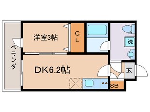 THEGARNETSUITE RESIDENCE西院Ⅱの物件間取画像